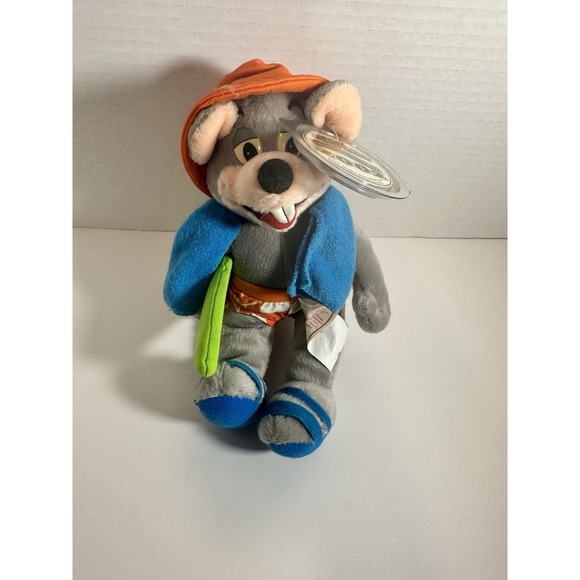 The Unbranded Brand Other - Vintage Chuck E Cheese 2002 Limited Edition Surfer Chuck E 11" Plush Mouse Doll